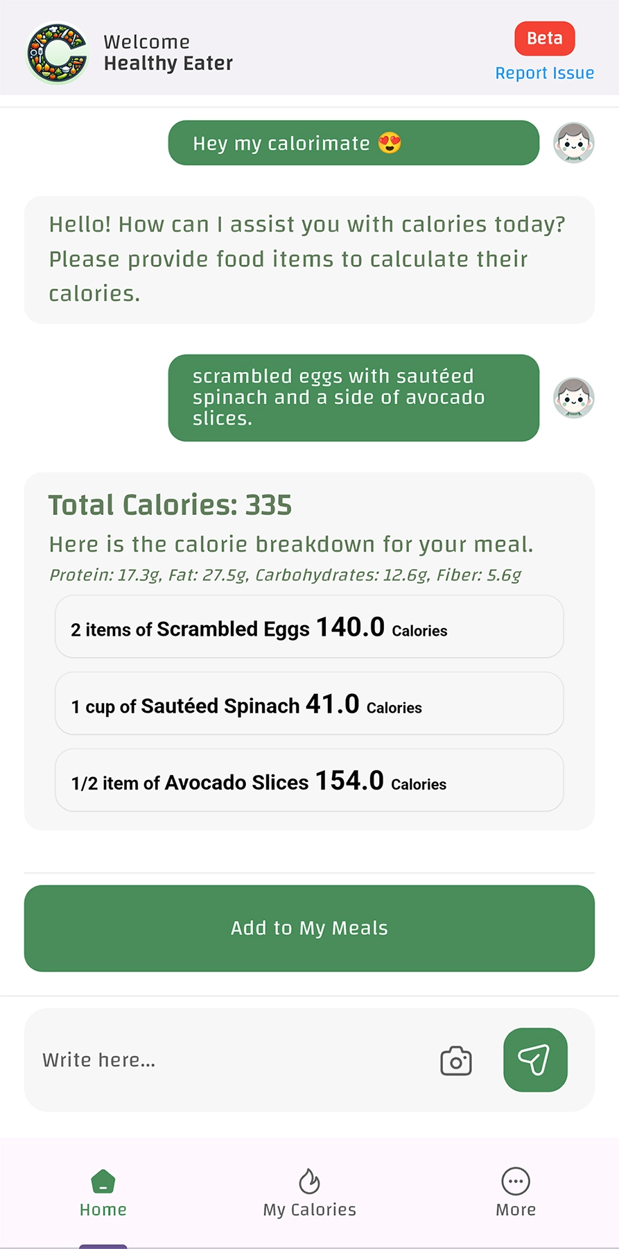 AI Nutrition Analysis